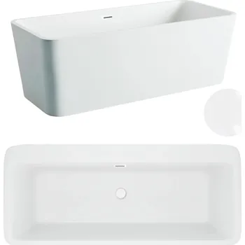 Vana Volně stojící akrylátová vana AquaUno 596, odtok uprostřed, 170 x 80 cm