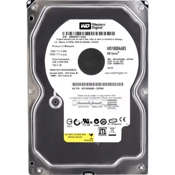 Interní pevný disk Pevný disk Western Digital Caviar WD1600AABS 160 GB SATA II 3,5"