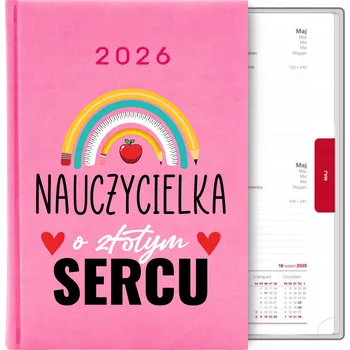 Kalendář Knižkový kalendář 2026 A5 růžový