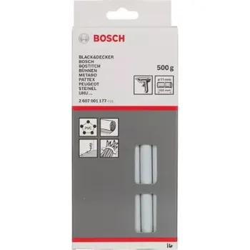 Příslušenství k lepící pistoli BOSCH 2607001177 Tavné lepidlo 11 x 200 mm šedá (2607001177)