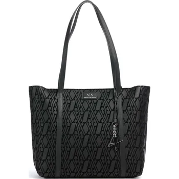 Nákupní košík Armani Exchange Silvye - Nákupní taška v černá, imitace kůže, 236683 | Kabelky pro ženy & muže