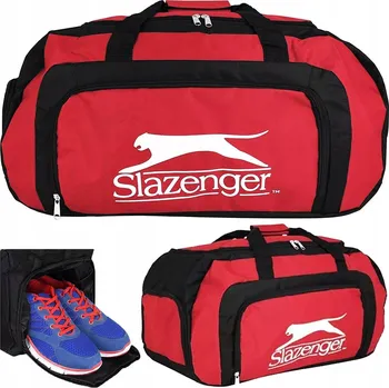 Cestovní taška Odolná Prostorná Červená Cestovní Taška Slazenger Práce Cestování Posilovna