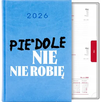 Kalendář Knižní kalendář 2026 A5 modrý