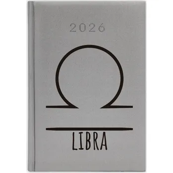 Kalendář Knižkový kalendář 2026 A5 stříbrný