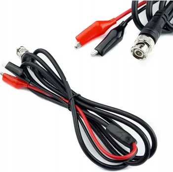 elektrický kabel Měřicí kabel BNC s krokosvorkami pro osciloskop 1,5 m