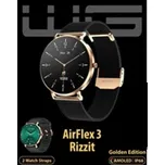 WG - Chytré hodinky WG AirFlex3 Rizz It, dámské, 2x řemínek, zlatá
