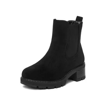 Dámské kozačky Polokozačky DeeZee V2222-1 Černá 40