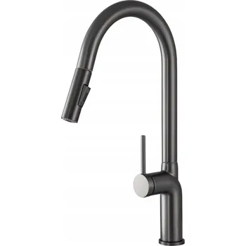 Vodovodní baterie Kuchyňská stojánková baterie Gamma Vera šedá