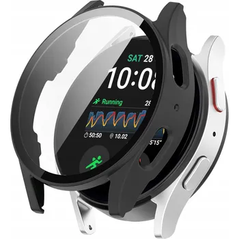 Pouzdro na mobilní telefon Pouzdro se sklem na hodinky Bizon pro Galaxy Watch 7 40 mm, sklíčko, pouzdro