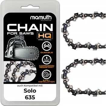 Pilový řetěz 2x Řetěz 35 cm pro pilu Solo 635, 1,3 mm, 3/8", 52 článků