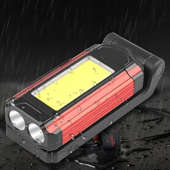 Lampička Akumulátorová LED pracovní lampa, přenosná inspekční lampa, magnetická