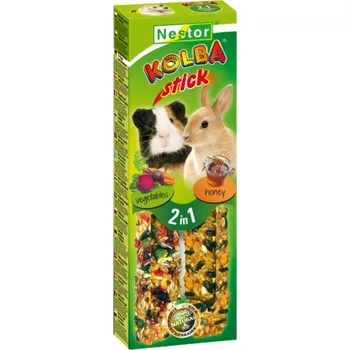 Krmivo pro hlodavce Nestor pamlsky tyčinka 0,12 kg křeček, králík, myš, pískomil, potkan, morče