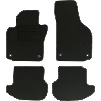 autokoberec Velurové autokoberce s upevněním v sadě Edecor