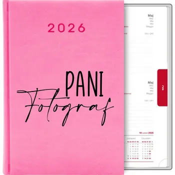 Kalendář Knižkový kalendář 2026 A5 růžový