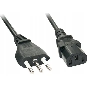 Napájecí kabel Napájecí kabel Lindy černý 2 m, CEI 23-16, konektor C13, 30413