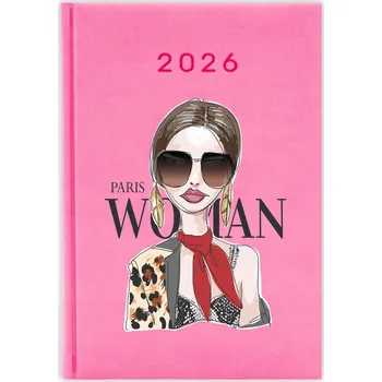 Kalendář Knižkový kalendář pro učitele 2026 A5, růžový