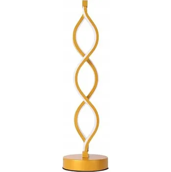 Lampička Moderní spirálová LED stolní lampa zlatá 45 cm