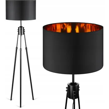 Stojací lampa Stojací lampa Interlook moderní E27 60 W černá, žlutá