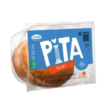 Trvanlivě pečivo Incola Pita, bez lepku, bez laktózy a bez pšenice, 190 g