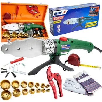 Svářečka DEDRA Svářečka trubek a tvarovek z plastu 16-63mm s termostatem DED7514