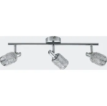 Stropní reflektor kulatý Italux stříbrný