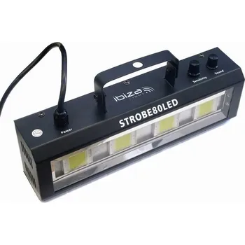 Stroboskop Ibiza Light STROBE80LED napájení ze sítě