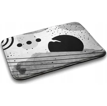 Koupelnová předložka Měkká koupelnová předložka / kobereček s geometrickými vzory