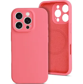 Pouzdro na mobilní telefon Zadní kryt MagColor Pure pro iPhone 15 Pro Max red