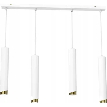 ZÁVĚSNÉ STROPNÍ SVÍTIDLO TUBUSY KOVOVÉ GU10 LOFT SPOT BÍLÉ SOPEL