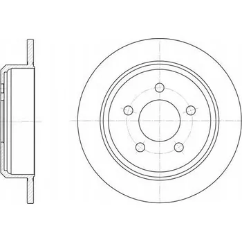 Brzdový kotouč Brzdový kotouč Remsa 6913.00