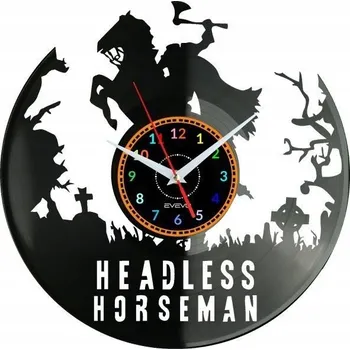 Hodiny Jezdec bez hlavy Nástěnné hodiny Vinylová deska Moderní dekorativní Na P