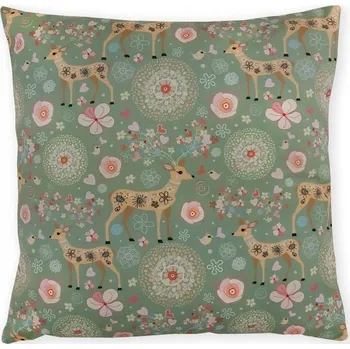 Polštář Polštář Instal-Home žirafa hnědo-bílá 60x60 cm