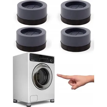 GUMOVÉ ANTIVIBRAČNÍ PODLOŽKY POD PRAČKU, MYČKU, SUŠIČKU, LEDNIČKU 4ks