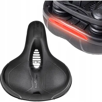 Sedlo na kolo Sedlo Be-active.pl Široké a měkké sedlo na kolo, 210 mm