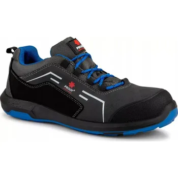 Pracovní obuv Pracovní obuv Proof černé polobotky KAPS7 S3 s ocelovou špičkou, velikost 43