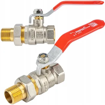 Ventil KULOVÝ KOHOUT KOHOUT POLOŠROUBOVÁ RUKOJEŤ 1/2'' DN15 ROBUSTNÍ KOHOUT PERFEXIM