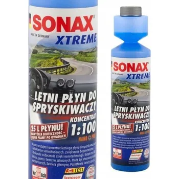 Směs do ostřikovače SONAX XTREME LETNÍ KONCENTRÁT DO OSTŘIKOVAČŮ - až na 25L hotové kapaliny