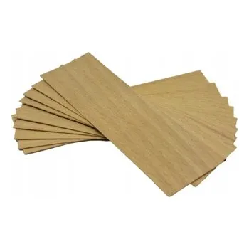 Obraz Dřevěný knot do vosku 5 ks, délka 8 cm, šířka 3 cm