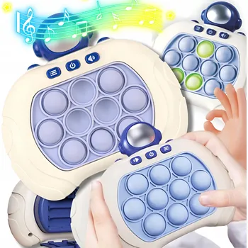 POP IT DOVEDNOSTNÍ HRA POP IT POPIT ELEKTRONICKÁ ANTISTRESOVÁ SENZORICKÁ VESMÍR