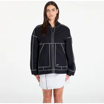 Bunda Nike Sportswear Women's Oversized Graphic Cargo Jacket Black/ Summit White M