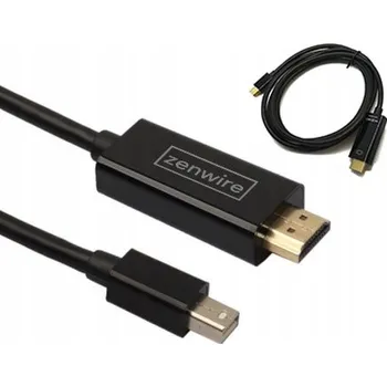 Video kabel Adaptér Zenwire DisplayPort HDMI 4K černý