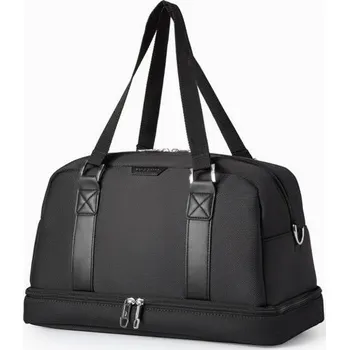 Cestovní taška Víkendová taška PUCCINI Malá s popruhem přes rameno a spodní přihrádkou Černá BM9019-S-1