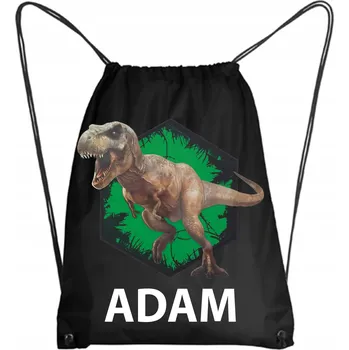 Školní batoh Školní Vak na Boty Batoh na Tělocvik do Školky DINOZAURI + JMÉNO