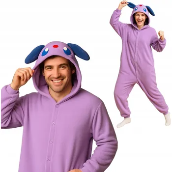 Karnevalový kostým Pyžamo Onesie Kigurumi Kostým Pokemon Espeon XL: 175 - 185 cm