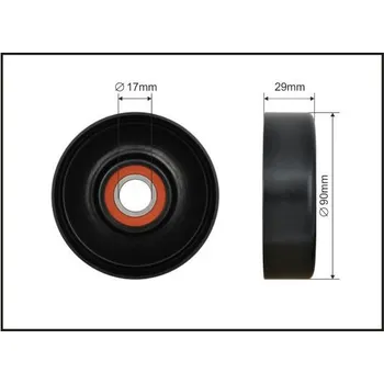 Auto-moto Napínací kladka, žebrovaný klínový řemen CAFFARO 500658