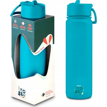 Obraz Brosky Basic Ocelová termoska na vodu v mořské barvě 680 ml