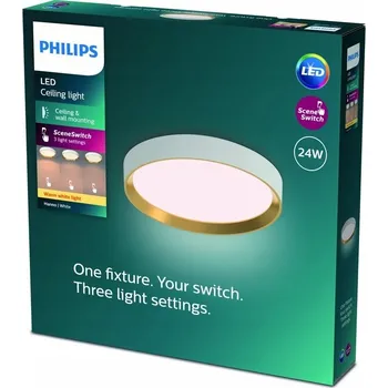 Stropní Svítidlo Stropní Svítidlo Hanno Philips LED 24W 2700lm 2700K SceneSwitch White
