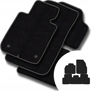 autokoberec Velurové autokoberce Motos 3 ks