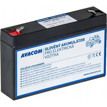 Záložní baterie Náhradní baterie (olověný akumulátor) 6V 7Ah do vozítka Peg Pérego F1