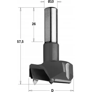 Vrták Vrták CMT HW D=35 L=57,5 S=10x26 pravý 317.350.11